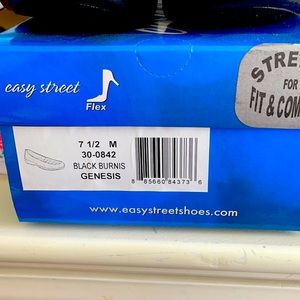 Easy street genesis black shoes